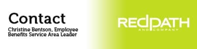 Contact Christine Bentson, CPA, RPA, CEBS, Employee Benefits Service Area Leader
