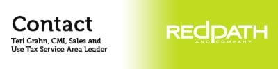 Contact Teri Grahn, CMI at Redpath and Company