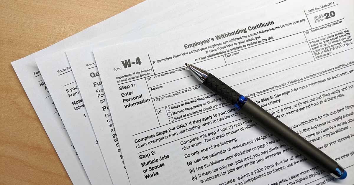 2020 Form W-4 Reversion FAQ