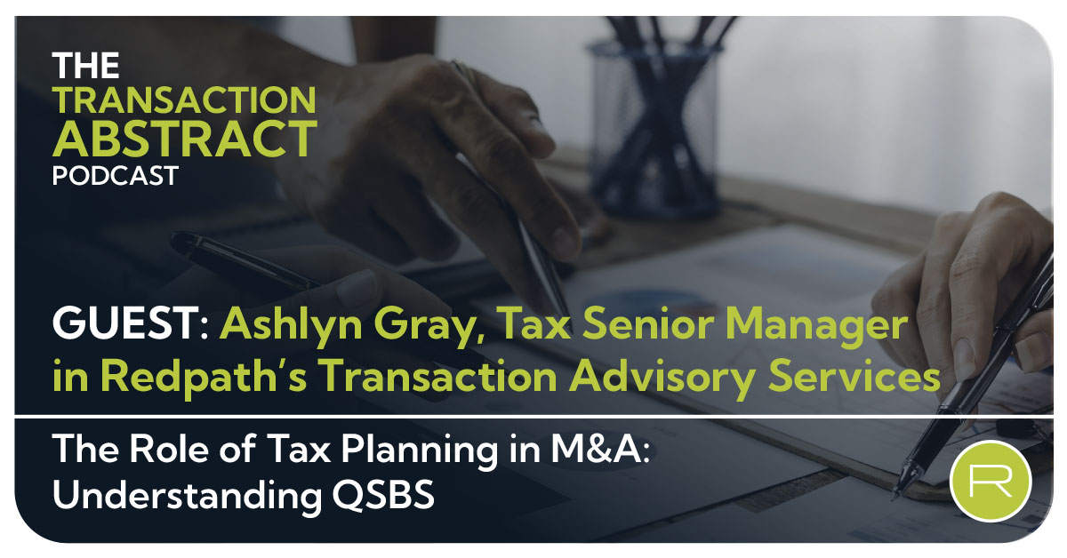 The Role of Tax Planning in M&A: Understanding QSBS